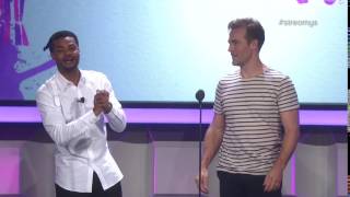 King Bach, James Van Der Beek Introduces Previously Won Package #2 - Streamy Awards 2016