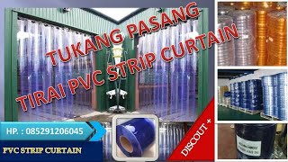 JUAL / SEDIA BAHAN TIRAI PLASTIK PVC STRIP : 085291206045