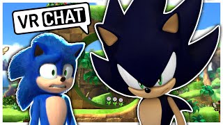 Dark Movie Sonic Meets Movie Knuckles And Movie Tails In Vrchat Movie