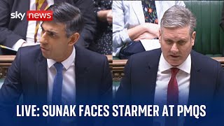 PMQs: Rishi Sunak faces MPs after 'embarrassing' Trident missile crash during test launch