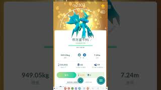 Pokémon GO Tour Sinnoh Timeless travel legends 91iv lucky亮晶晶shiny色違✨️寶可夢傳說時間之神帝牙盧卡起源形態Dialga Origin