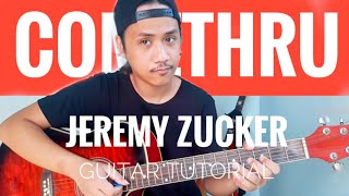 Comethru GUITAR CHORDS | FINGERPICKING TUTORIAL - Jeremy Zucker