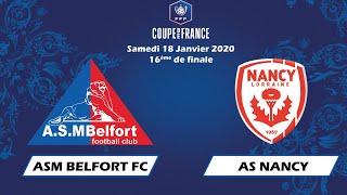 Coupe de France (16ème) | BELFORT - AS Nancy (3-1) - RÉSUMÉ | 18/01/2020