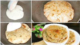 Garlic paratha with liquid dough in 5mins|പൊടി കുഴക്കാതെ,പരത്താതെ ഗാർലിക് പൊറോട്ട വെറും5 മിനിറ്റിൽ