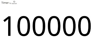 100000 Second Countdown Timer