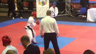 Taekwon-Do ITF WC 2015 - Sparring  63kg Julio Carlos USA