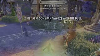 CP 400 Nightblade Dunks ON CP 2000+ PSN  PLAYERS AGAIN ESO 1V1 PVP U42