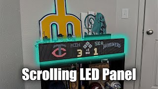 Glance-LED's NEW Scrolling Ticker Panel