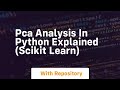 Pca analysis in python explained scikit learn