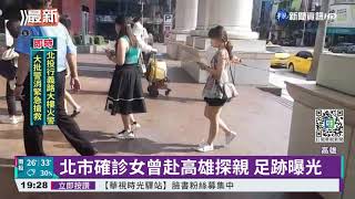 北市確診女曾赴高雄探親 足跡曝光｜華視新聞 20210920