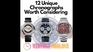 12 Unique Chronographs Worth Considering at Different Price Points ($150 - $3,000)