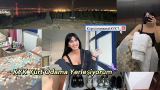 YURT ODAMA YERLEŞİYORUM | KYK yurt oda turu