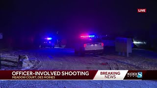 Des Moines police investigating shooting involving officer on city's south side