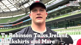 Nebraska Football: Ty Robinson Talks Ireland, Blackshirts and More