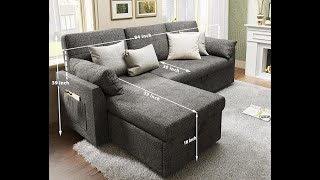 VanAcc Sleeper Sofa Review: The Perfect 2-in-1 Pull Out Couch Bed with Storage Chaise