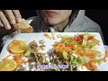 asmr anchovy fİsh fried grill pan salad hamsİ balik turkİsh food mukbang eatİng sounds