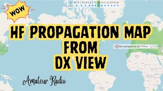 HF Propagation Map from DX View / See Propagation Patterns by Mode