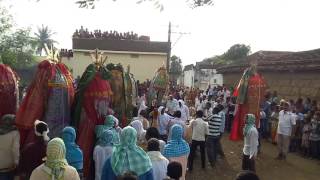 Moharram celebrations at Chandupatla Village Bhongir mandal 2016