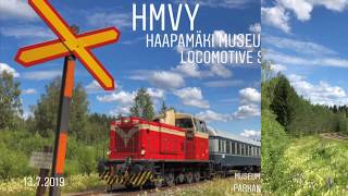 HMVY museum train on the Parkano - Niinisalo stretch