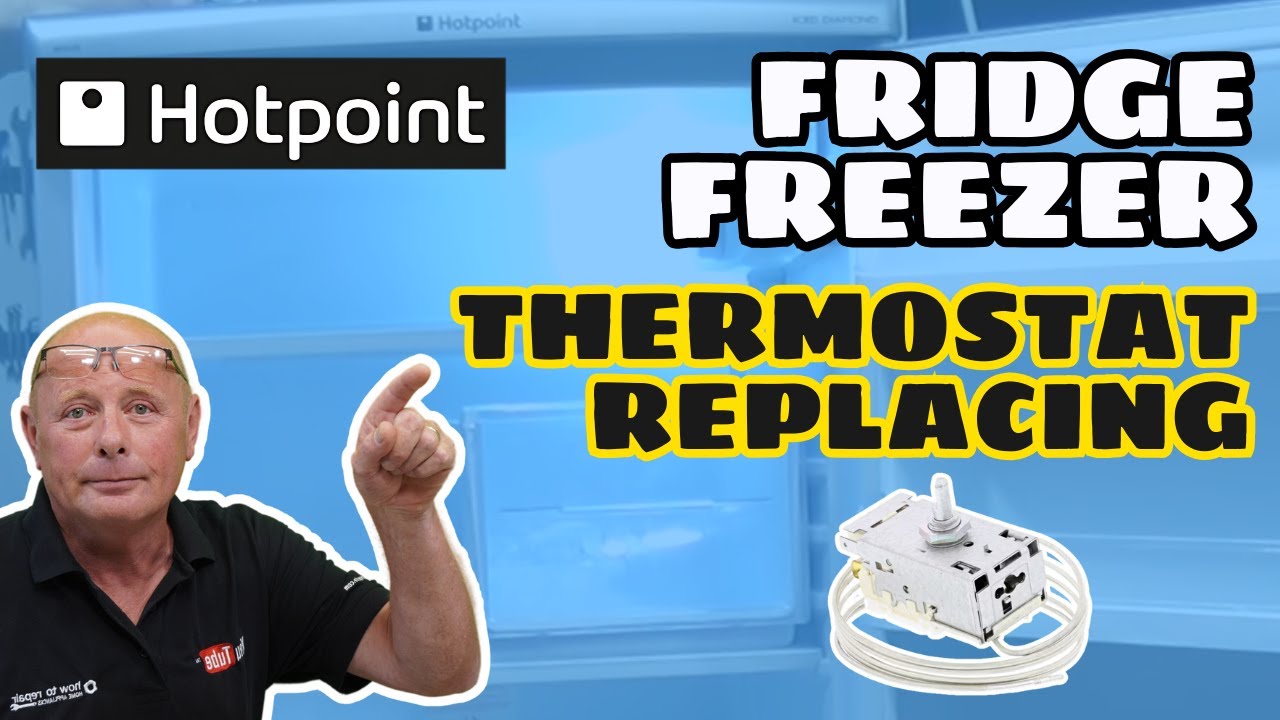 How To Replace A Fridge Freezer Thermostat Hotpoint Indesit - YouTube