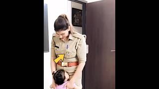 Little girl surprises police mother #humanity 😭மகளின் காதல்😭 #amazingfacts #touchfacts #shorts