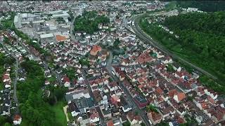 Mein Ort, Geislingen, an dem ich wohne mal von oben :)