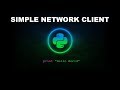 Simple Network Client - Python Programming