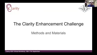 Clarity-2021 workshop tutorial: Clarity enhancement challenge methods and materials
