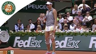 A. Radwanska v A. Tomljanovic 2014 French Open Women's R3 Highlights