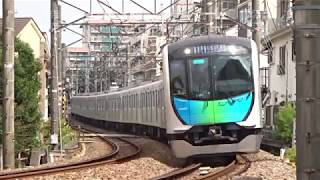 西武40000系40001F【S TRAIN】白楽カーブ通過