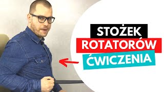 USZKODZENIE STOŻKA ROTATORÓW - TOP 3 Ćwiczenia (z gumą)