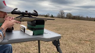 Winchester Deer Season XP 223 in Ballistic Gel.  200 yards vs 20 yards