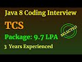 TCS Interview | Java Coding Interview Question Answers
