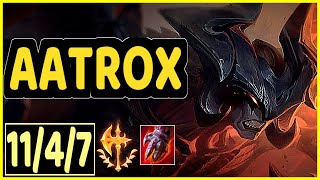 AATROX VS CAMILLE - 11/4/7 KDA TOP GAMEPLAY