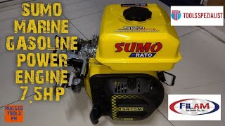 SUMO MARINE POWER ENGINE SR75M 7.5HP GASOLINE ENGINE