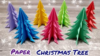 Easy Origami Paper Christmas Tree 🎄 又漂亮又容易製作的立體聖誕樹摺紙 🎄 又漂亮又容易制作的立体圣诞树折纸 🎄 折り紙クリスマスツリー🎄