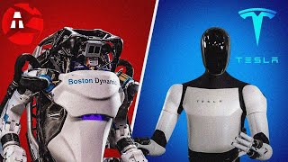 Tesla Optimus VS Boston Dynamics   konflikt wściekłości