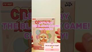 #crybaby #cryingagain #popmart #blindbox #unboxing #plushtoys #cute #pink