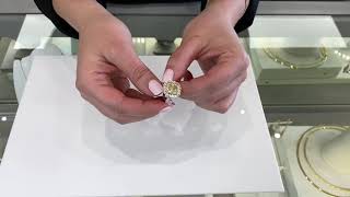 MassoyanJewelers.com - Fancy Yellow Diamond Ring in Platinum (Massoyan Jewelers)