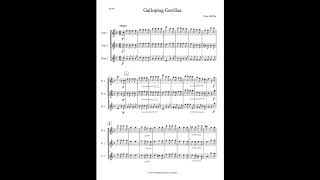 Galloping Gorillas for flute trio, by Fran Griffin