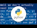 Getting list of parameter names inside python function