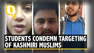 Students Stand in Solidarity with Kashmiris After Pulwama Attack | The Quint