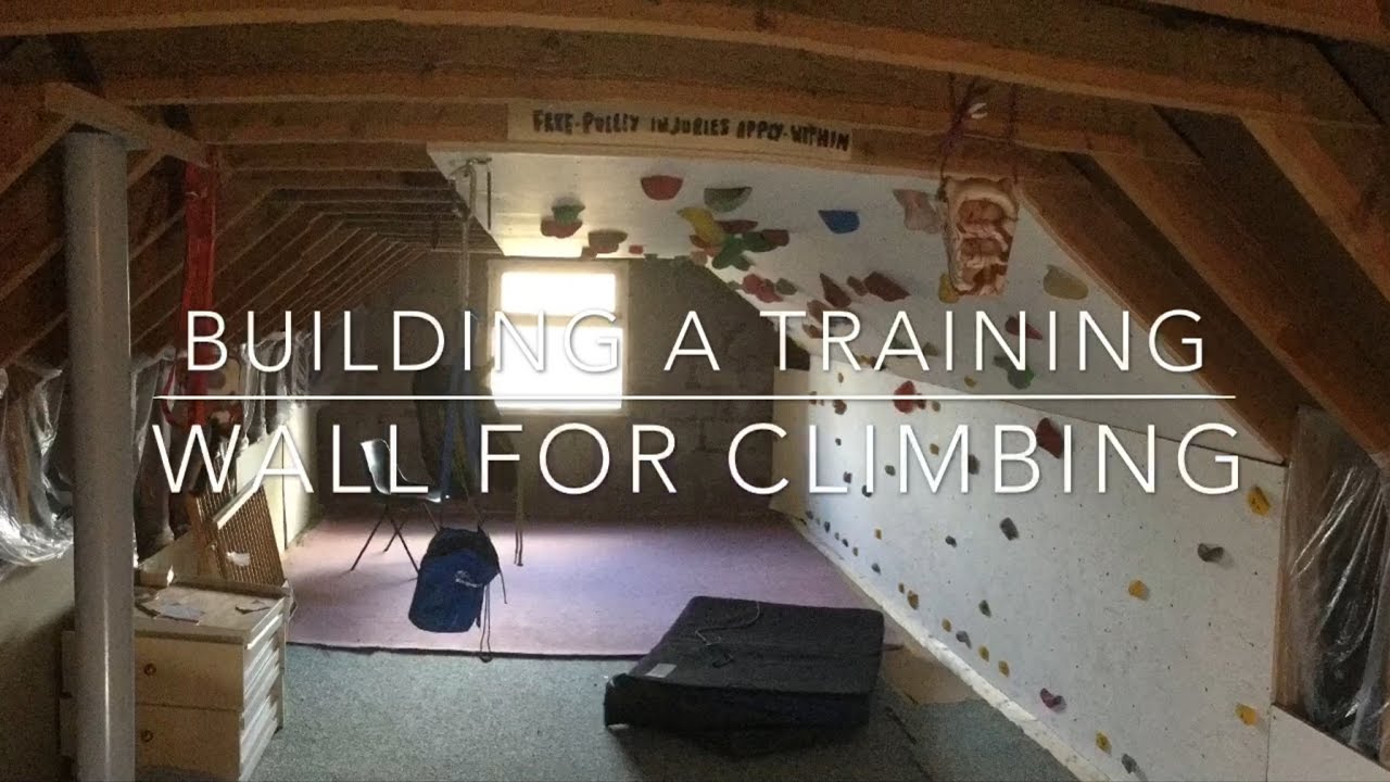 Building A Climbing Wall In My House - YouTube