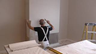 How To Hang Lining Paper On A Chimney Breast
