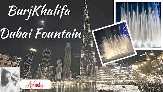 Dubai Fountain Show | Burj Khalifa Dancing fountain | @travelingartasty