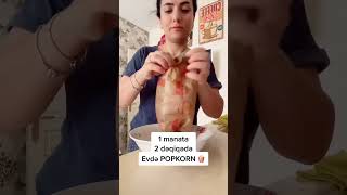 1 manata evdə popkorn