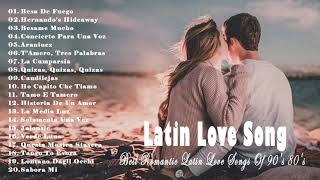 Most Old Beautiful Latin Love Songs 80's 90's 💖 Best Romantic Latin Love Songs Of 90's 80's