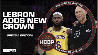 👑 A NEW CROWN FOR THE KING 👑 LeBron James etches name in NBA history | The Hoop Collective