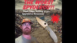 STOP Using the WRONG Edge Geometry! Spyderco Tenacious 8Cr13MoV Review