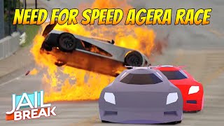 Need For Speed Agera Race in Roblox Jailbreak(Torpedo Race)